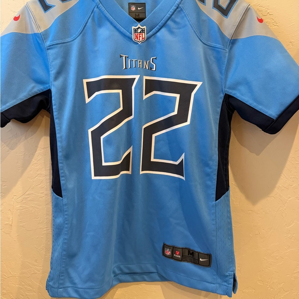 Nike Tennessee Titans Derrick Henry 22 On Field NFL Jersey Youth Medium 10/12 - Picture 4 of 7
